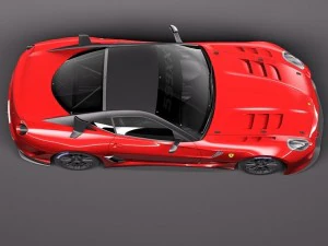 Ferrari 599 XX 2010 3D Model