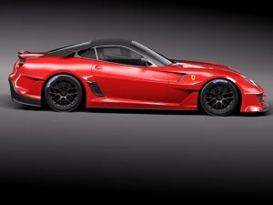 Ferrari 599 XX 2010 3D Model