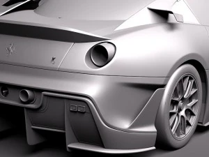 Ferrari 599 XX 2010 3D Model