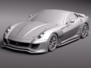 Ferrari 599 XX 2010 3D Model