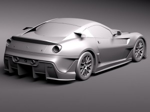 Ferrari 599 XX 2010 Modelo 3D
