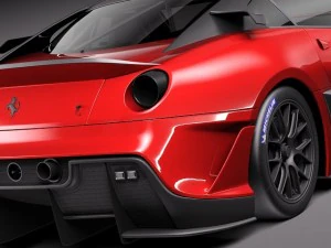 Ferrari 599 XX 2010 3D Model
