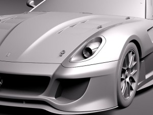 Ferrari 599 XX 2010 Modelo 3D