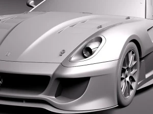 Ferrari 599 XX 2010 3D Model