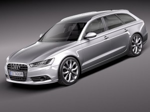Audi a6 Avant 2012 3Dモデル