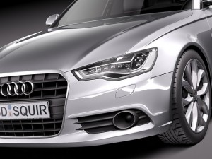 Audi a6 Avant 2012 3D Model
