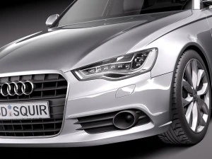 Audi a6 Avant 2012 3D Model