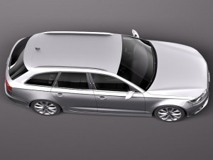 Audi a6 Avant 2012 3D Model