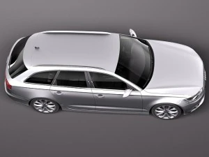 Audi a6 Avant 2012 3D Model