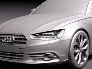 Audi a6 Avant 2012 3D Model