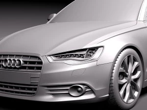 Audi a6 Avant 2012 3D Model