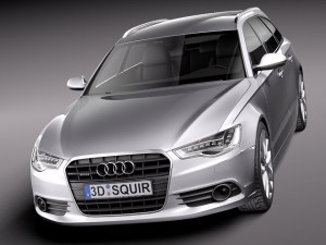 Audi a6 Avant 2012 3D Model
