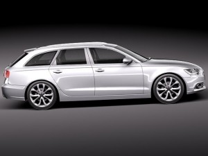 Audi a6 Avant 2012 3D Model