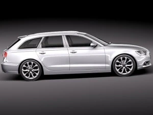 Audi a6 Avant 2012 3D Model