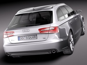 Audi a6 Avant 2012 3D Model