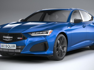 Acura TLX Type S 2021 3D मॉडल