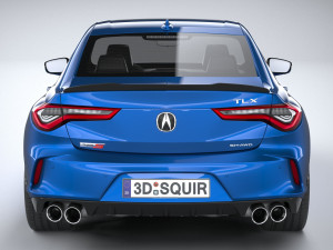 Acura TLX Type S 2021 3D मॉडल