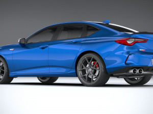 Acura TLX Type S 2021 3D मॉडल