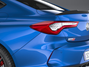 Acura TLX Type S 2021 3D मॉडल