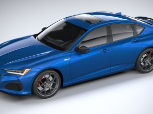 Acura TLX Type S 2021 3D मॉडल