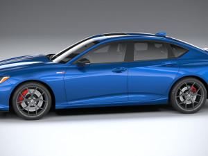 Acura TLX Type S 2021 3D मॉडल