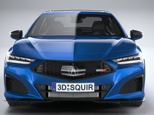 Acura TLX Type S 2021 3D मॉडल