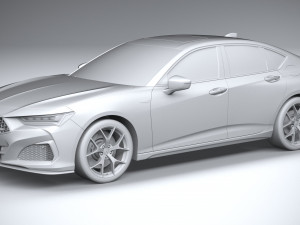 Acura TLX Type S 2021 3D मॉडल