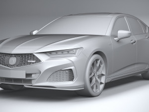 Acura TLX Type S 2021 3D मॉडल