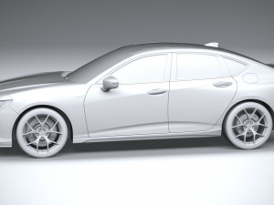 Acura TLX Type S 2021 3D मॉडल