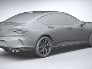 Acura TLX Type S 2021 3D मॉडल