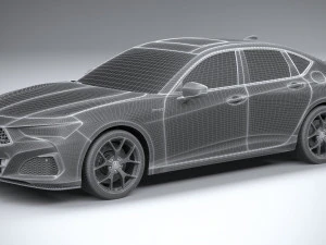Acura TLX Type S 2021 3D Model