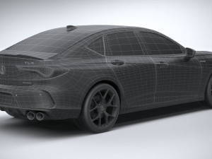 Acura TLX Type S 2021 3D मॉडल