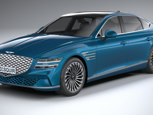 Genesis Electrified G80 2022 3D 模型