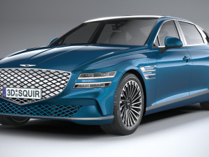 Genesis Electrified G80 2022 3D 模型