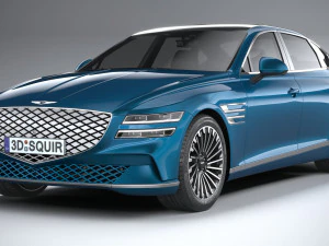 Genesis Electrified G80 2022 3D Model
