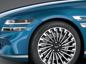 Genesis Electrified G80 2022 3D Model