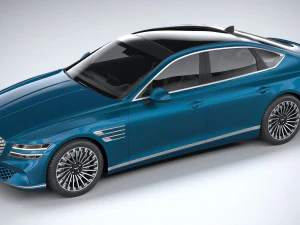 Genesis Electrified G80 2022 3D Model
