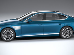 Genesis Electrified G80 2022 3D 模型