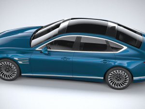 Genesis Electrified G80 2022 3D 模型