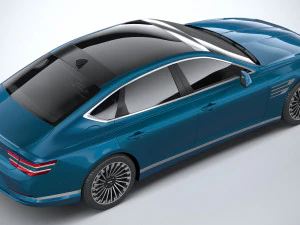Genesis Electrified G80 2022 3D Model