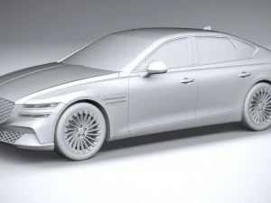 Genesis Electrified G80 2022 3D Model