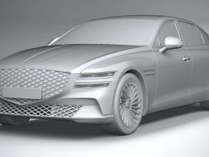 Genesis Electrified G80 2022 3D Model