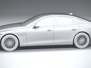 Genesis Electrified G80 2022 3D 模型