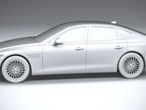 Genesis Electrified G80 2022 3D Model