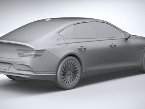 Genesis Electrified G80 2022 3D 模型