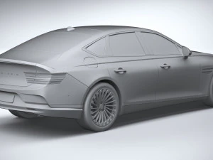 Genesis Electrified G80 2022 3D Model
