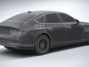 Genesis Electrified G80 2022 3D 模型