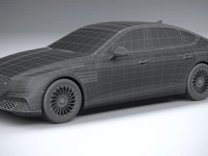 Genesis Electrified G80 2022 3D Model