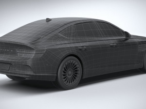 Genesis Electrified G80 2022 3D 模型