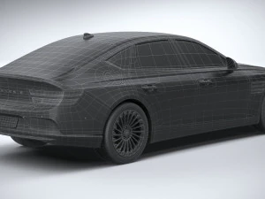 Genesis Electrified G80 2022 3D Model